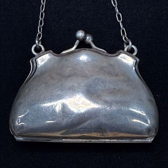 Sterling Silver Elegant Silver Women's Coins Bag - Picture 3 of 4